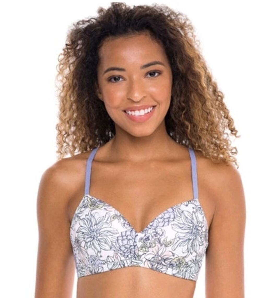 Kindly Yours 40C Multicolored Floral Spring Sustainable Wireless T-shirt Bra